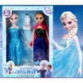 Lalki Elsa i Anna 28cm z filmu Kraina Lodu Frozen zestaw lalek z ruchomymi kończynami i ubraniami