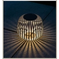 Lampa solarna zewnętrzna LUUK LIFESTYLE S1829-17 IP44 72h światło brązowa