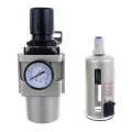 Filtr Odwadniacz Reduktor Ciśnienia Powietrza 1cal 20um Automatyczny Spust