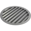 Kratka wentylacyjna aluminiowa 250mm szara z siatką do łazienki/kuchni