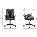 UŻYWANE Krzesło biurowe ergonomiczne Tervo S regulowane do pracy czarne