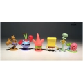 Zestaw figurek SpongeBob Kanciastoporty 6 szt. postacie z bajki SpongeBob do zabawy i kolekcji wysokiej jakości wykonanie