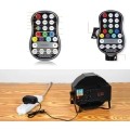 Lampy LED Disco RGB ZQ01104 oświetlenie dyskotekowe 7 trybów zestaw 4 szt.