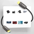 Kabel RUIPRO 8K CL2 HDMI 2.1 48 Gb/s 8K Dynamiczny HDR, 15 m, Powystawowy