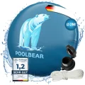 Poduszka zimowa do basenu PoolBear 2x4 m XXL z zestawem naprawczym