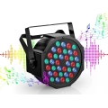 Reflektory LEDx2 ZonQoonz ZQ01104 36W z pilotem 7 trybów świecenia, zestaw