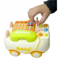 TELEFON STACJONARNY ZABAWKOWY TELEFON MUZYCZNY TELEFON NA KÓŁKACH