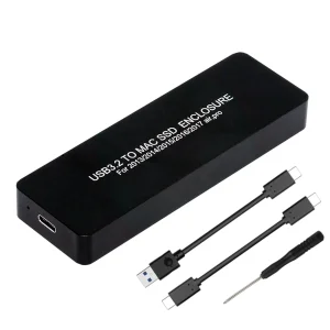 Portatywna obudowa SSD USB 3.2 dla MacBook Air/Pro 2013-2017