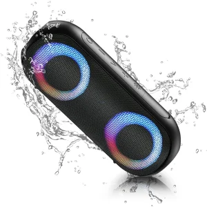 Głośnik Bluetooth NOTABRICK z oświetleniem RGB, 30 W, IPX7, czarny