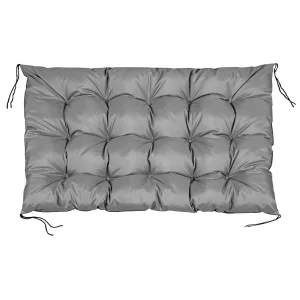 Poduszka ogrodowa 120x80 cm na ławkę palety wodoodporna szara