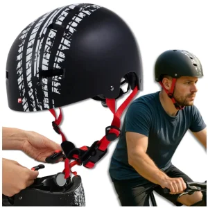KASK skate orzech orzeszek na rower hulajnogę BMX rolki FISHER L/XL