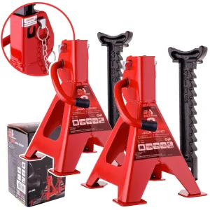 Kobyłki 3T TONY podstawki podpory samochodowe warsztatowe podwójne blokady