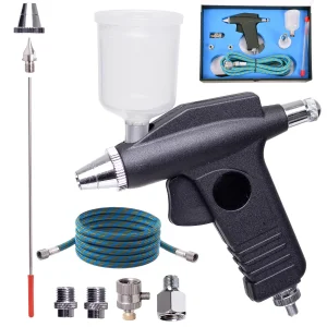 Aerograf Pistoletowy Dysze 0,3 0,5 mm Wąż 1,8m