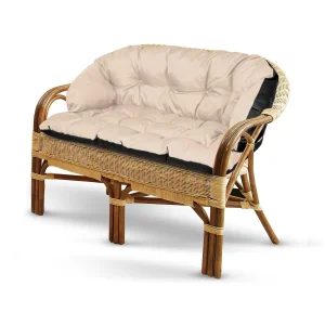 Poduszka ogrodowa 190x40 cm na kanapę ławkę wodoodporna beżowa