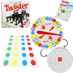 GRA TWISTER RODZINNA IMPREZOWA ZRĘCZNOŚCIOWA GRA RUCHOWA MATA