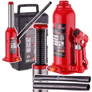 PODNOŚNIK SAMOCHODOWY SŁUPKOWY HYDRAULICZNY 6 TON 402mm WALIZKA 6000KG