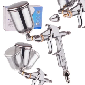 Pistolet Lakierniczy 0,5mm Boczny Uchylny Zbiornik AUARITA do zaprawek