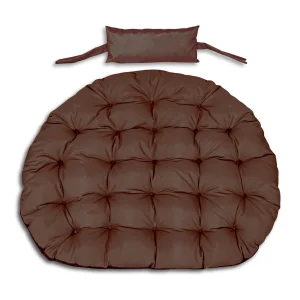 Poduszka ogrodowa 120 cm na krzesło wiszące bocianie gniazdo wodoodporna brązowa