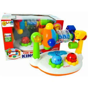 KRÓLESTWO MUZYCZNA GRZECHOTKA DLA DZIECI ŚWIATŁA