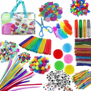 KREATYWNY ZESTAW ARTYSTYCZNY DO RĘKODZIEŁO DLA DZIECI DIY PLASTYCZNY 2000el