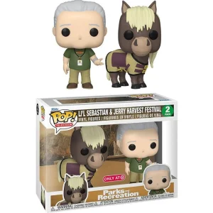 Funko POP! Parks & Recreation Jerry Lil Sebastian 2pak Specjal Edition