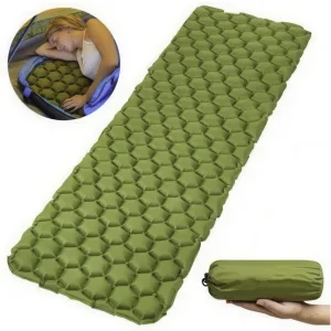 Nadmuchiwany materac turystyczny 180x55x5 cm wygoda na każdym szlaku