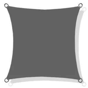 Żagiel przeciwsłoneczny wodoodporny codura 5x5 m ciemnoszary