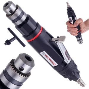 Wiertarka Pneumatyczna Prosta 1,5 - 10 mm na Kluczyk Regulacja Wolne Obroty