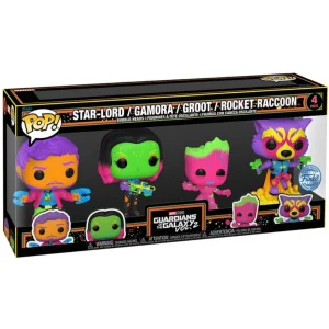 Funko POP Marvel GOTG Gamora Groot Rocket 4pak SE