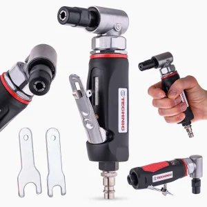 Szlifierka Trzpieniowa Kątowa Pneumatyczna 90st Trzpień 6mm TC Technic
