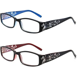 Okulary do czytania damskie ultralekkie KoKoBin antyblue light eleganckie