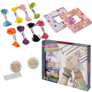 KREATYWNY ZESTAW DO ROBIENIA BRANSOLETEK KORALIKI