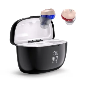 Aparat słuchowy ładowalny HIBRIQ VHP-1633 douszny POWYSTAWOWY