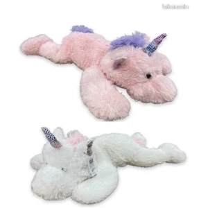 Dami Maskotka Jednorożec leżący różowy 62cm