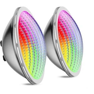 POWYSTAWOWY LyLmLe Oświetlenie basenowe LED PAR56 ze stali nierdzewnej 30 W