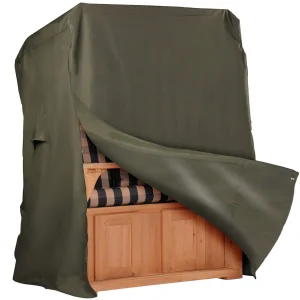 Pokrowiec na leżak plażowy 130 cm Hanse Oxford 600D zielony zimowy