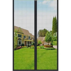 Moskitiera magnetyczna na drzwi Hofudon 89x208 cm z pełnym paskiem magnesów