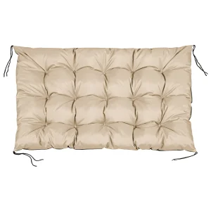 Poduszka ogrodowa 120x80 cm na ławkę palety wodoodporna beżowa