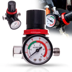 Reduktor Pneumatyczny Membranowy 1/4 pod Pistolet Lakierniczy