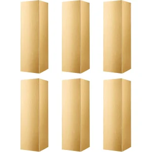 Opakowanie na butelki wina prezentowe 33×10,4×9,6 cm składane złote 6 szt