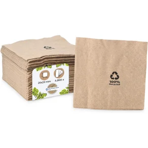 Serwetki papierowe BIOZOYG biodegradowalne kompostowalne 20 x 20 cm 4800 szt.