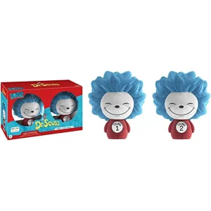 FUNKO DORBZ Dr Seuss thing 1 i thing 2 flocked 2pak