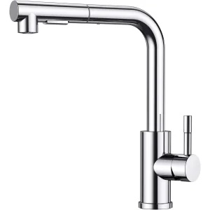 Bateria kuchenna FORIOUS FRKF25CH, z wyciąganym kranem, chrom