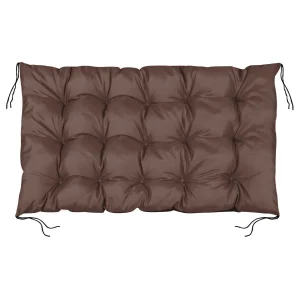 Poduszka ogrodowa 120x80 cm na ławkę palety wodoodporna brązowa