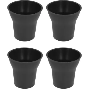 Podnośniki do mebli plplaaoo 6 cali do podnoszenia łóżka sofy 4 szt. czarne