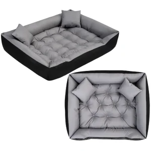 Legowisko dla psa kojec ECCO 145x115 cm wodoodporne szare