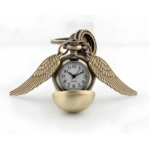 Brelok zegarek Harry Czarownik Snitch miniaturowy zegarek w formie Złotego Znicza dla fanów serii