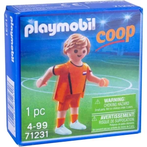 PLAYMOBIL 71231 Footballer Orange Coop