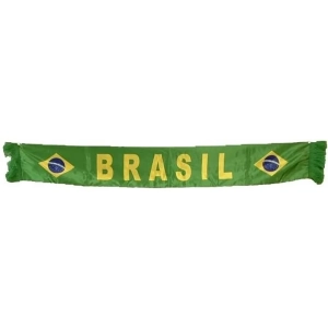 Szalik kibica Fan scarf knitted Brazylia Brazil