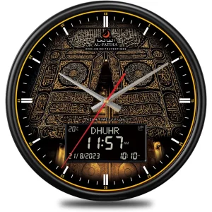 Cyfrowy zegar modlitewny Azan do domu/biura/meczetu Azan-Uhr POWYSTAWOWY